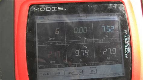 Emissions Readings with Exhaust Leak